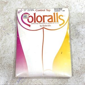 Vintage Coloralls Dove Control Top Pantyhose